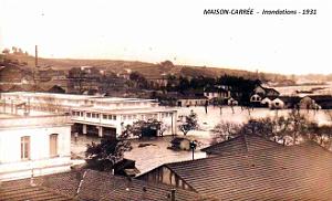 Maison-Carree - inondations - 1931